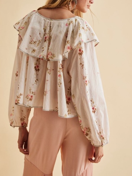 Free People Tops - Camilla Printed Blouse